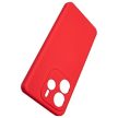 Beline Silicone tok Xiaomi Redmi Note 14 5G tok, piros
