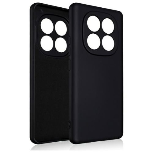 Beline Silicone tok Xiaomi Redmi Note 14 Pro 5G tok, fekete