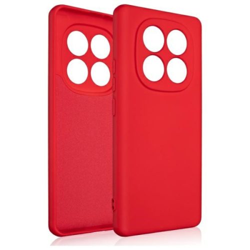 Beline Silicone tok Xiaomi Redmi Note 14 Pro 5G tok, piros
