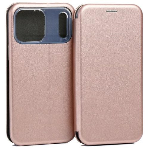 Beline Book Case Magnetic iPhone 17 Pro Max tok, rozéarany