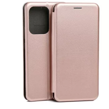   Beline Book Magnetic oldalra nyíló tok Xiaomi 15 Ultra tok, rozéarany