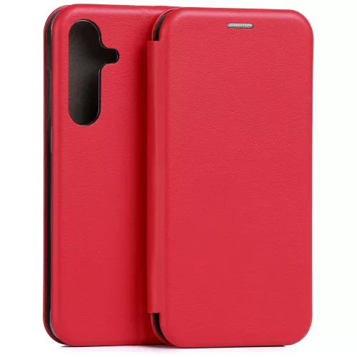 Beline Book Magnetic Samsung Galaxy S25 FE tok, piros