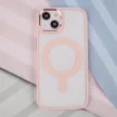 Satin Clear Mag case MagSafe hátlap, tok iPhone 15 6,1", rózsaszín