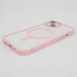 Satin Clear Mag case MagSafe hátlap, tok iPhone 15 6,1", rózsaszín