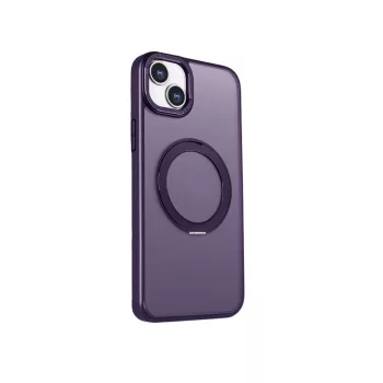   Mag Ring Rotating Case MagSafe hátlap, tok iPhone 13 6,1", lila