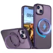 Mag Ring Rotating Case MagSafe hátlap, tok iPhone 14 6,1", lila