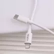 Maxlife MXTC-06-20AC PD QC hálózati töltő 1x USB-C 1x USB 20W, fehér + USB-C - Lightning kábel 20W