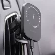 Maxlife autós tartó szellőzőnyíláshoz MXCH-16 mágneses vezeték nélküli töltéssel 15W, fekete