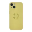 Finger Grip Case hátlap, tok iPhone 15 6,1", sárga