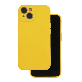 Silicone Case hátlap, tok Samsung Galaxy S23 FE, sárga