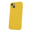 Silicone Case hátlap, tok Samsung Galaxy S23 FE, sárga