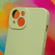 Silicone Case hátlap, tok iPhone 13 6,1", mentazöld