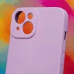 Silicone Case hátlap, tok Samsung Galaxy S23 FE, lila