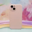 Matt TPU hátlap, tok Samsung Galaxy S23 FE halvány, rózsaszín