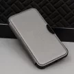 Smart Carbon Case oldalra nyíló tok Samsung Galaxy S23 FE, ezüst