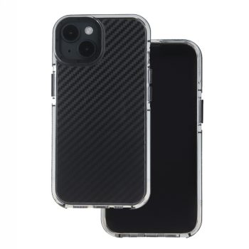   Acrylic Carbon case ütésálló hátlap, tok iPhone 15 Pro Max 6,7", fekete