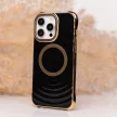 Circle Glam Mag hátlap, MagSafe tok iPhone 15 6,1", fekete