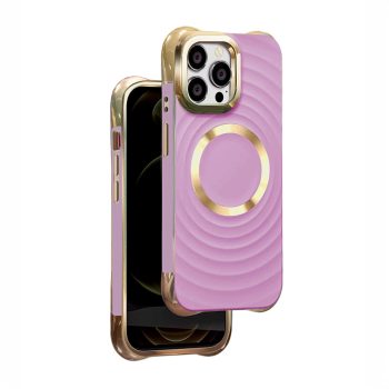   Circle Glam Mag hátlap, MagSafe tok iPhone 13 Pro 6,1", lila
