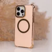 Circle Glam Mag hátlap, MagSafe tok iPhone 14 Pro 6,1", rózsaszín