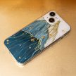 Gold Glam Case iPhone 15 6,1" mountain hátlap, tok, mintás