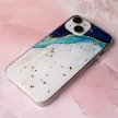 Gold Glam Case iPhone 15 6,1" iceberg hátlap, tok, mintás