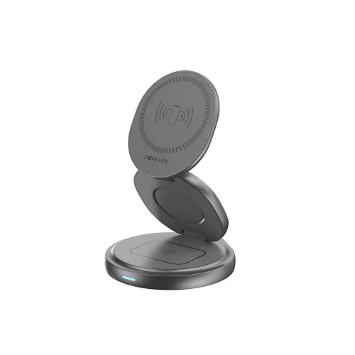 Forever MAWC-200 magnetic vezeték nélküli töltő 15W , szürke 3in1