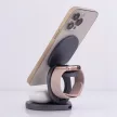 Forever MAWC-200 magnetic vezeték nélküli töltő 15W , szürke 3in1