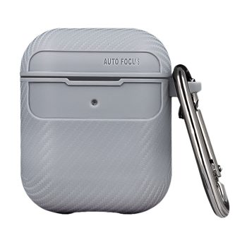 Carbon case Airpods / Airpods 2 tok, szürke