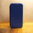 Smart Diva iPhone 16 Pro 6,3" oldalra nyíló tok, sötétkék