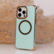 Circle Glam Mag case iPhone 16 6,1" tok, menta