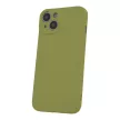 Silicone Case hátlap, tok iPhone 15 6,1", zöld
