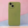 Silicone Case hátlap, tok iPhone 15 6,1", zöld