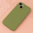 Silicone Case hátlap, tok iPhone 15 6,1", zöld