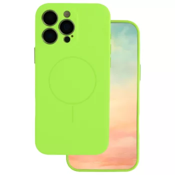   Ultra Trendy Vivid Thin Mag iPhone 16 Pro Magsafe kompatibilis hátlap, tok, zöld
