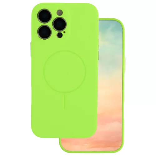 Ultra Trendy Vivid Thin Mag iPhone 16 Pro Magsafe kompatibilis hátlap, tok, zöld