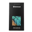 Wood and resin iPhone 15 Plus Bewood Unique Turquoise tok, színes