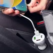Wozinsky WCCAW 50W 4x USB-A QC autós töltő, fehér