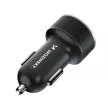 Wozinsky WDCCAC USB-C USB-A 36W autós töltő, fekete