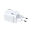 Wozinsky CGWCW 65W USB-A / 2 x USB-C GaN hálózati töltő, fehér