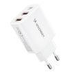 Wozinsky CWCUCW 30W USB-C / 2 x USB-A hálózati töltő, fehér