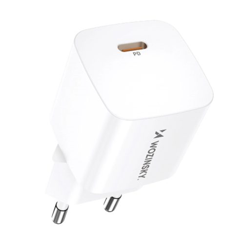 Wozinsky CMWCS USB-C PD 20W hálózati töltő, fehér