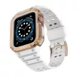 Protect óraszíj Band tok óraszíj Apple Watch 7/SE (41/40/38mm) tok Armor Watch Cover, fehér