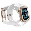 Protect óraszíj Band tok óraszíj Apple Watch 7/SE (41/40/38mm) tok Armor Watch Cover, fehér
