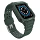 Protect óraszíj Band tok óraszíj Apple Watch 7/SE (41/40/38mm) tok Armor Watch Cover, zöld