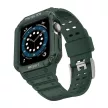 Protect óraszíj Band tok óraszíj Apple Watch 7/SE (41/40/38mm) tok Armor Watch Cover, zöld