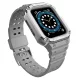 Protect óraszíj Band tok óraszíj Apple Watch 7/SE (41/40/38mm) tok Armor Watch Cover, szürke