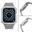 Protect óraszíj Band tok óraszíj Apple Watch 7/SE (41/40/38mm) tok Armor Watch Cover, szürke