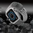 Protect óraszíj Band tok óraszíj Apple Watch 7/SE (41/40/38mm) tok Armor Watch Cover, szürke