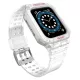 Protect óraszíj Band tok óraszíj Apple Watch 7/SE (41/40/38mm) tok Armor Watch Cover, fehér