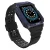 Protect óraszíj Band tok óraszíj Apple Watch 7/SE (41/40/38mm) tok Armor Watch Cover, fekete
